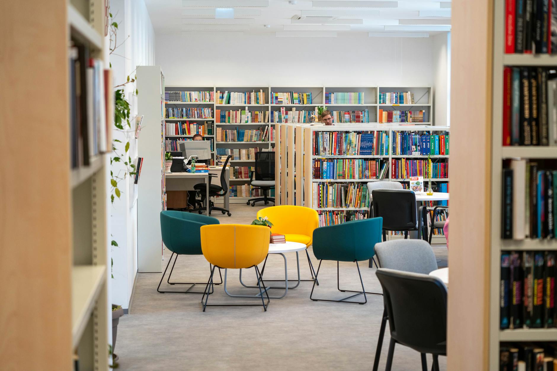 National library of Indonesia interior with high ceilings