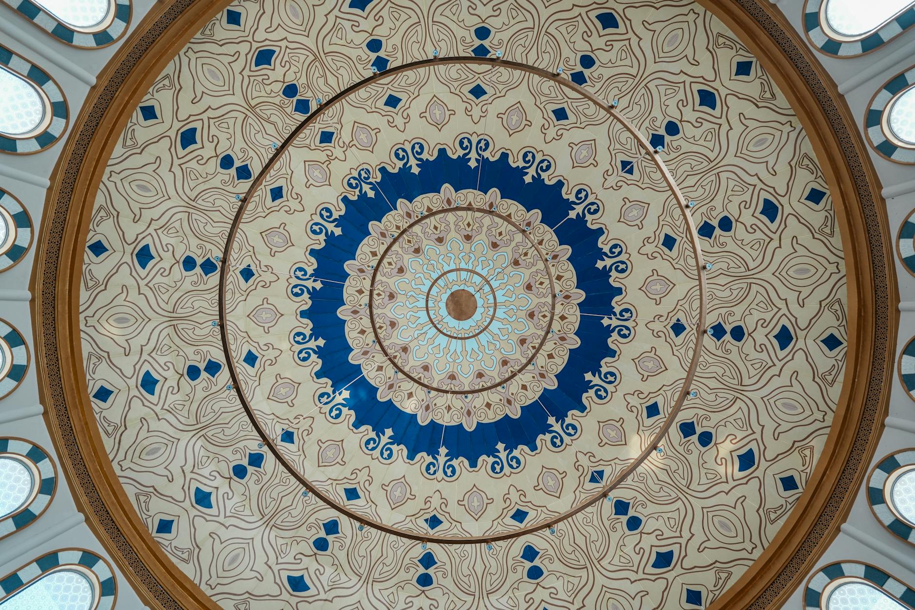 Istiqlal Mosque interior with massive dome