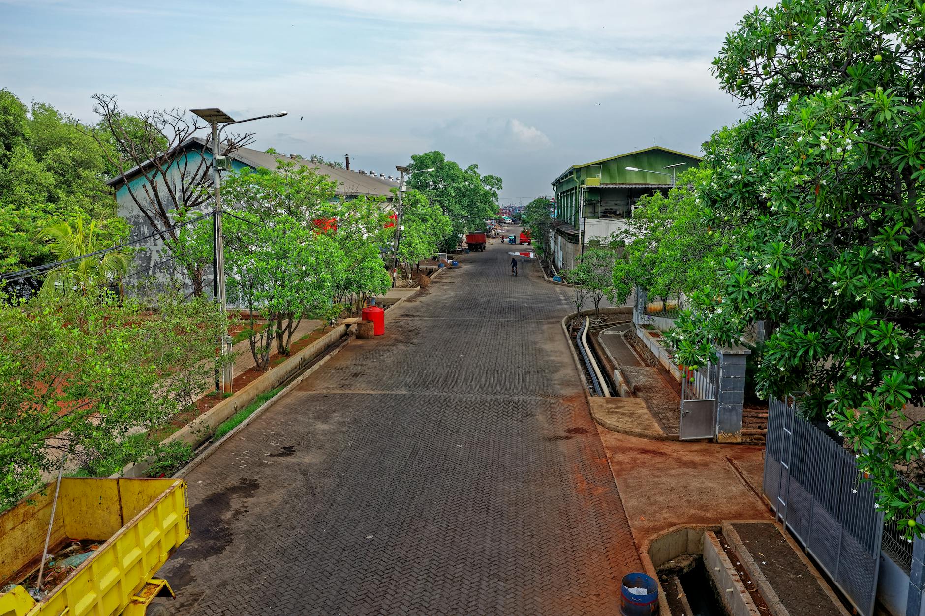 Where to stay in Jakarta - tree-lined residential street in the upscale Menteng neighborhood
