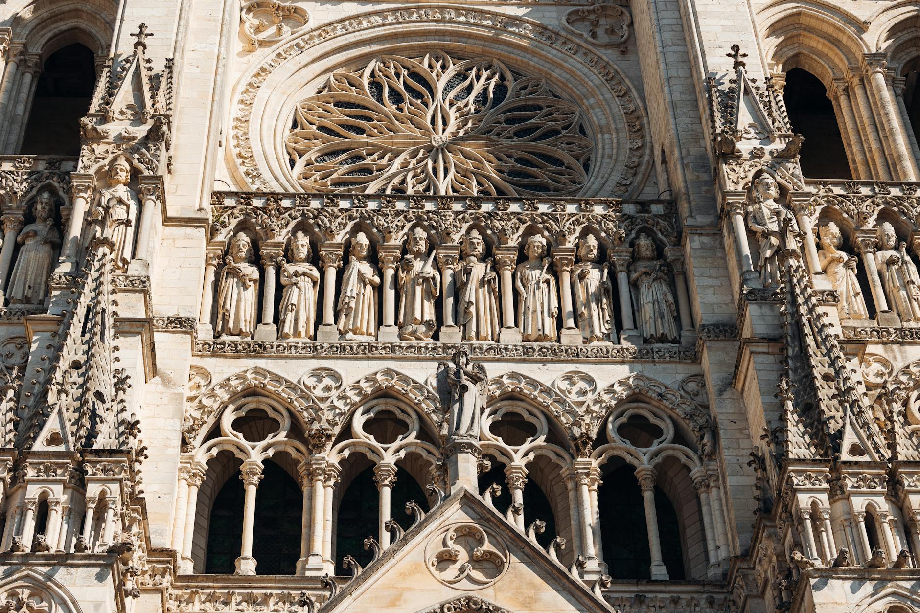 Neo-Gothic cathedral exterior architecture