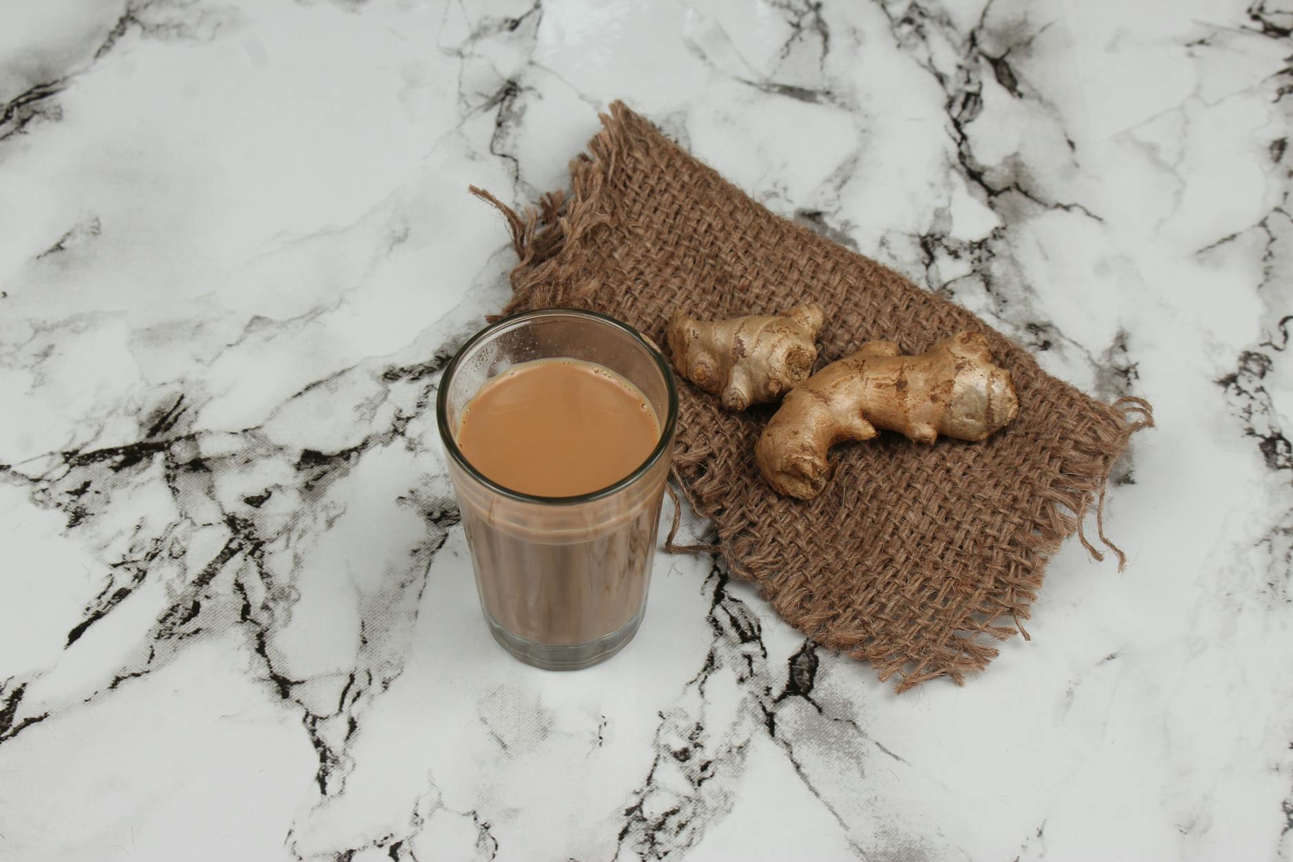 Traditional Indonesian Betawi drink bir pletok with herbs