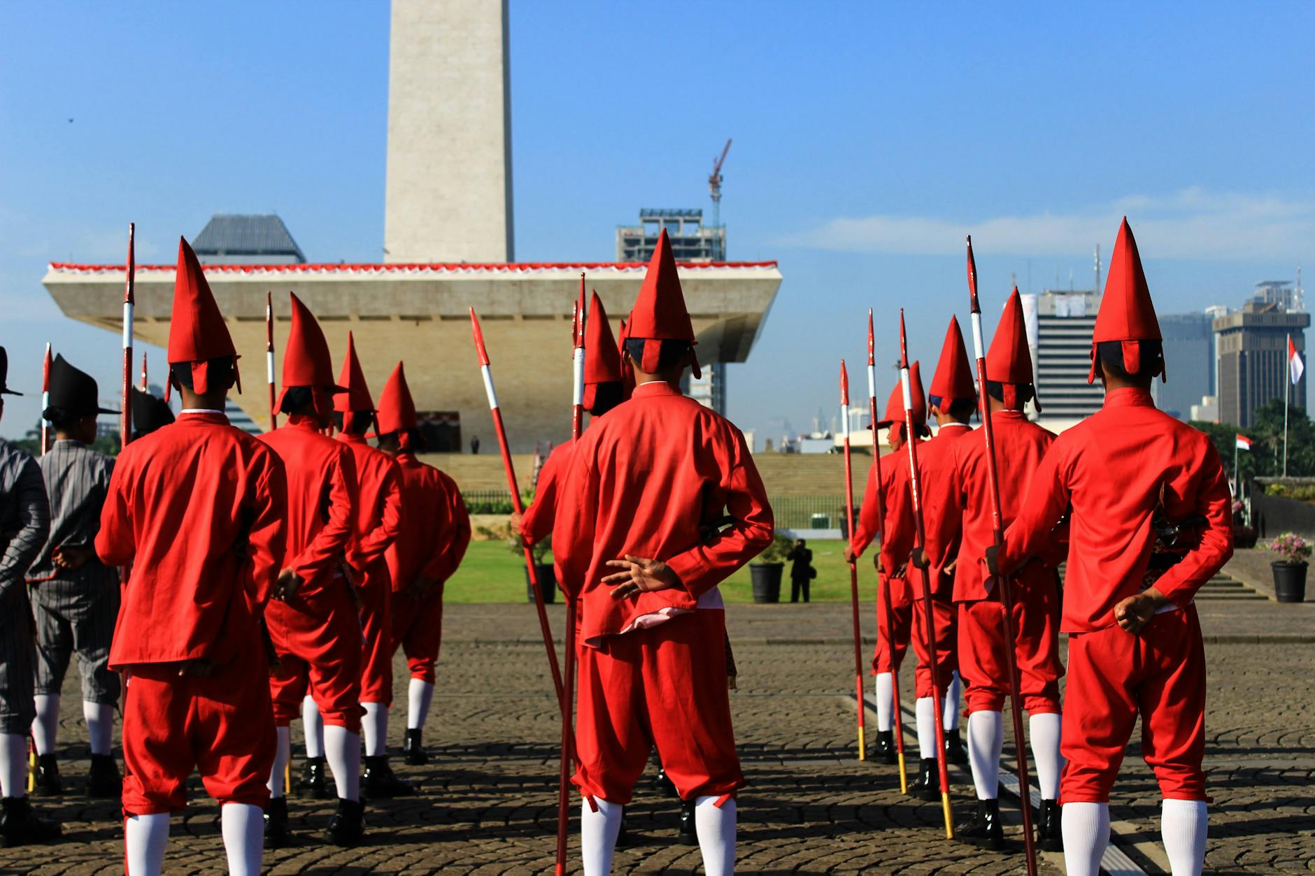 Jakarta Monas national monument view