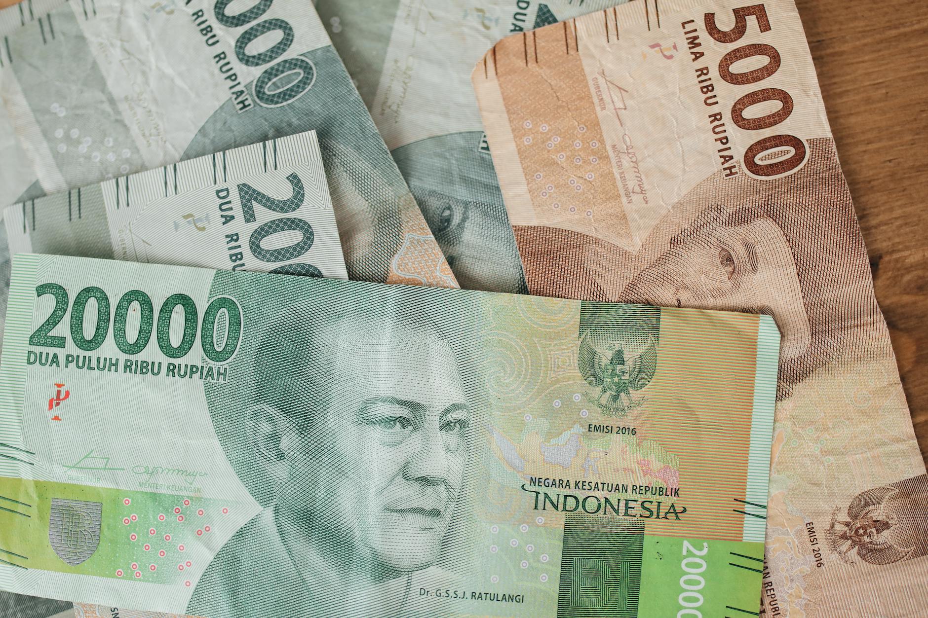 Indonesian rupiah money currency cash