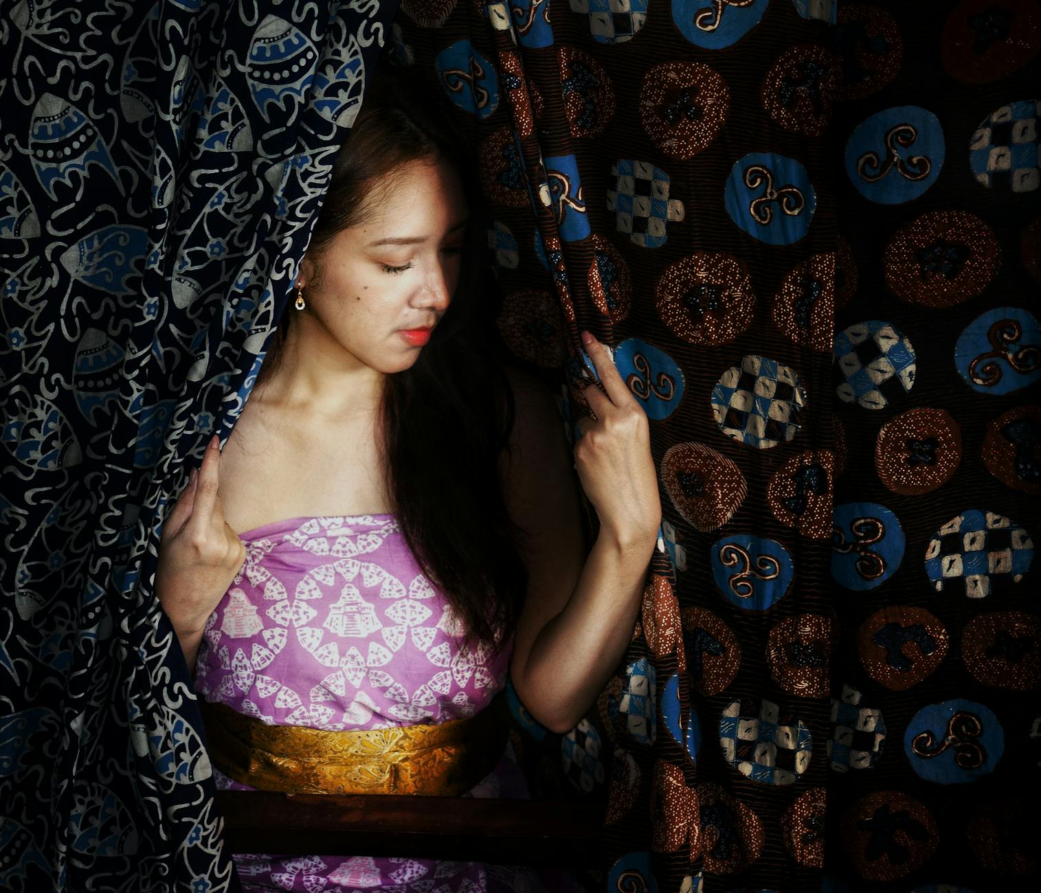 Indonesian batik pattern traditional design motif