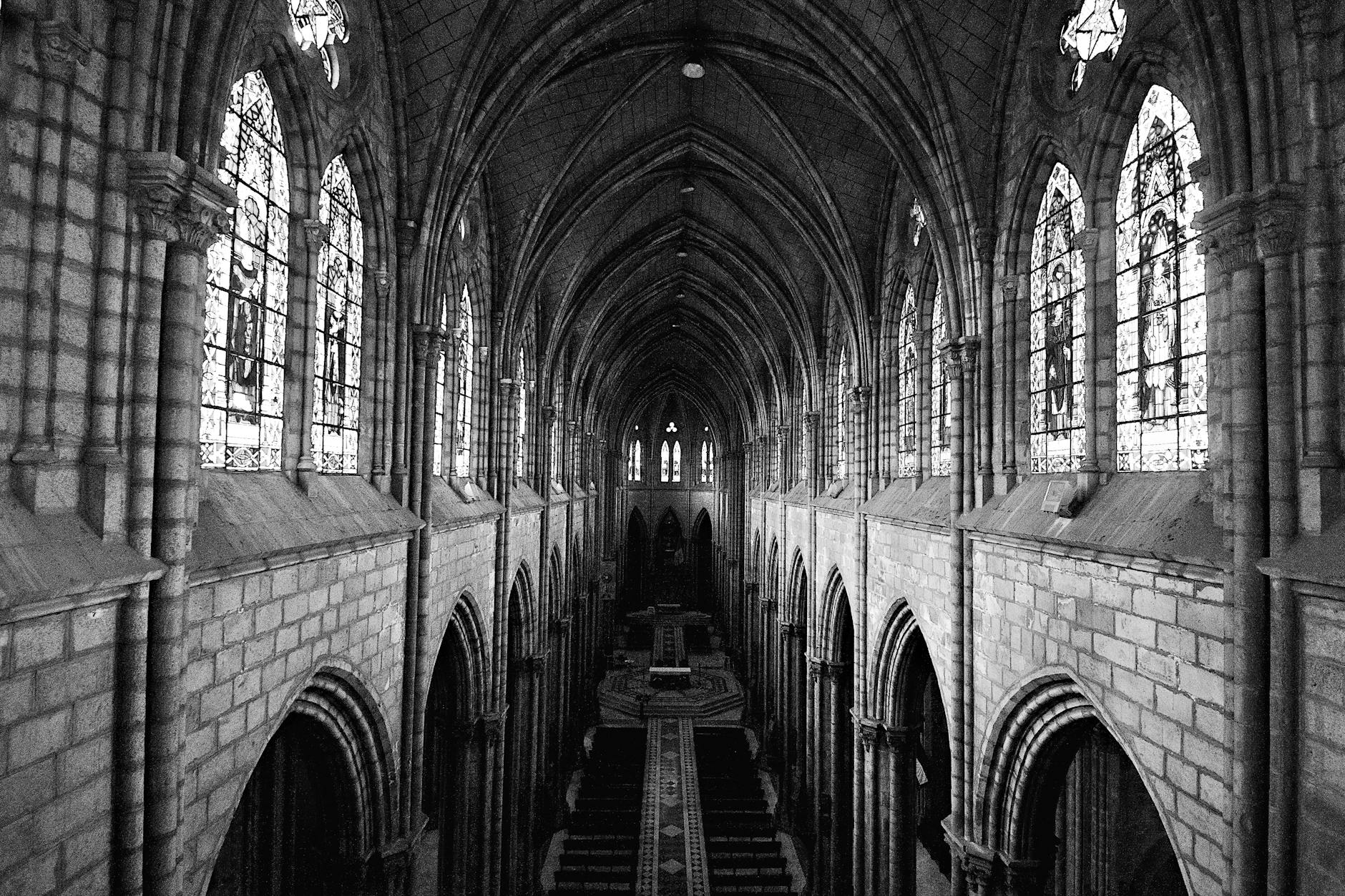 Jakarta Cathedral interior nave neo-Gothic Catholic worship
