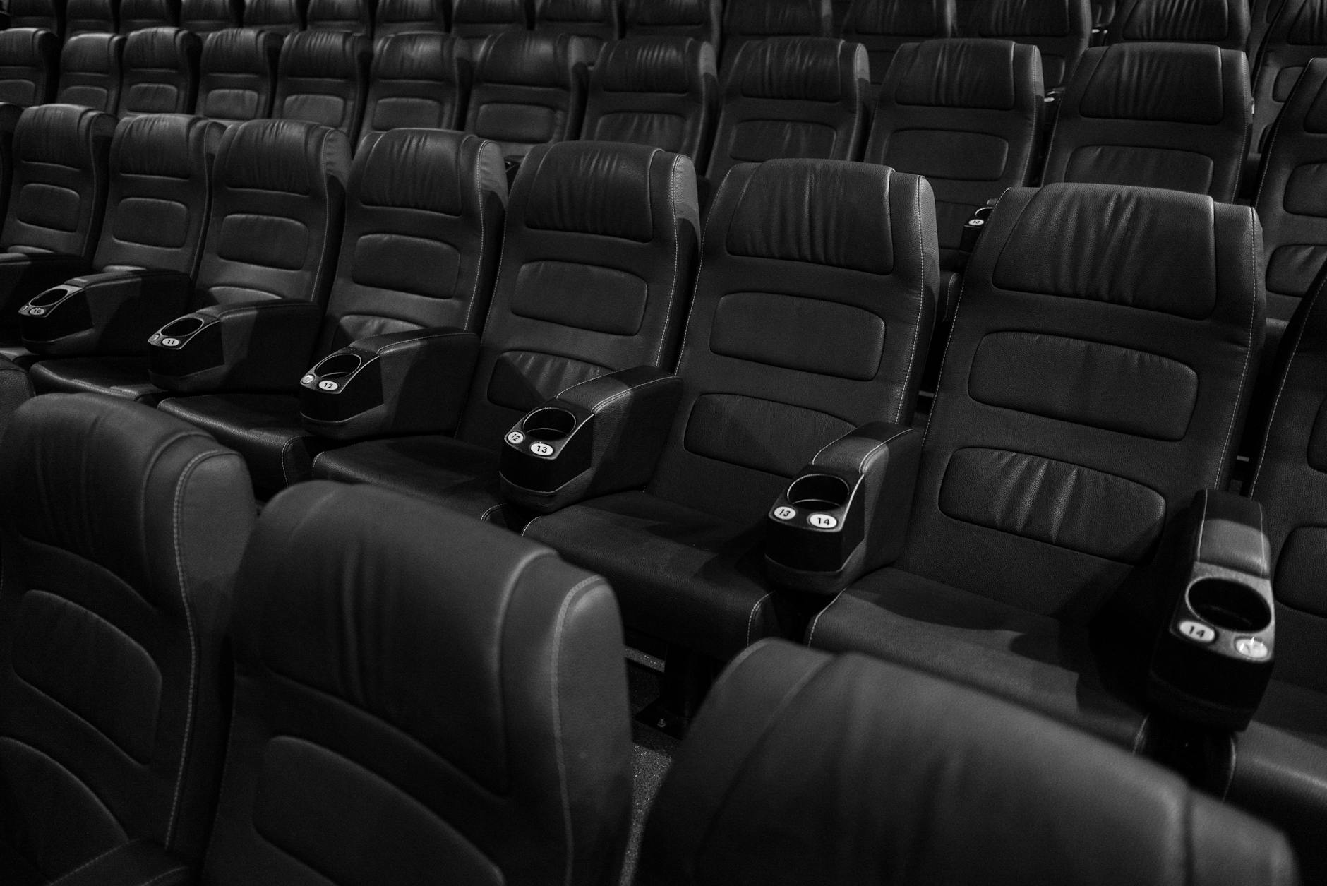 Karaoke private room interior screen seats