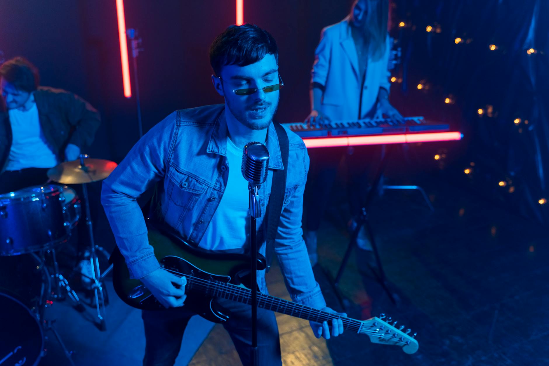 Indie band live music venue audience small intimate
