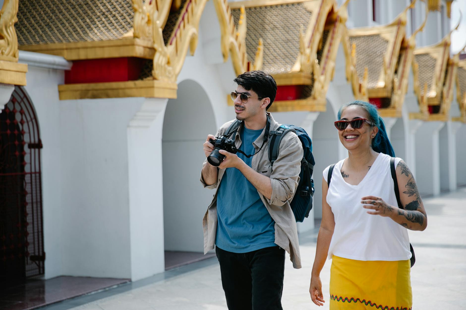 Walking tour religious sites Indonesia tourist