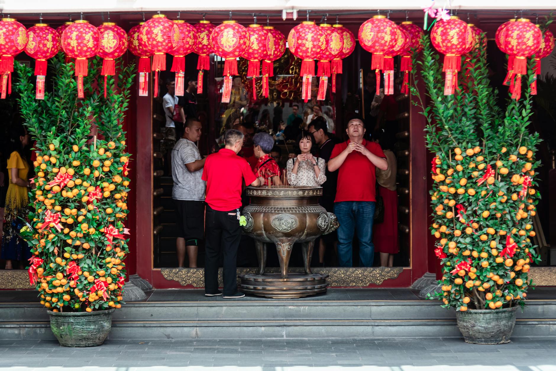 Glodok Chinatown Jakarta Buddhist temple Vihara Dharma Bhakti