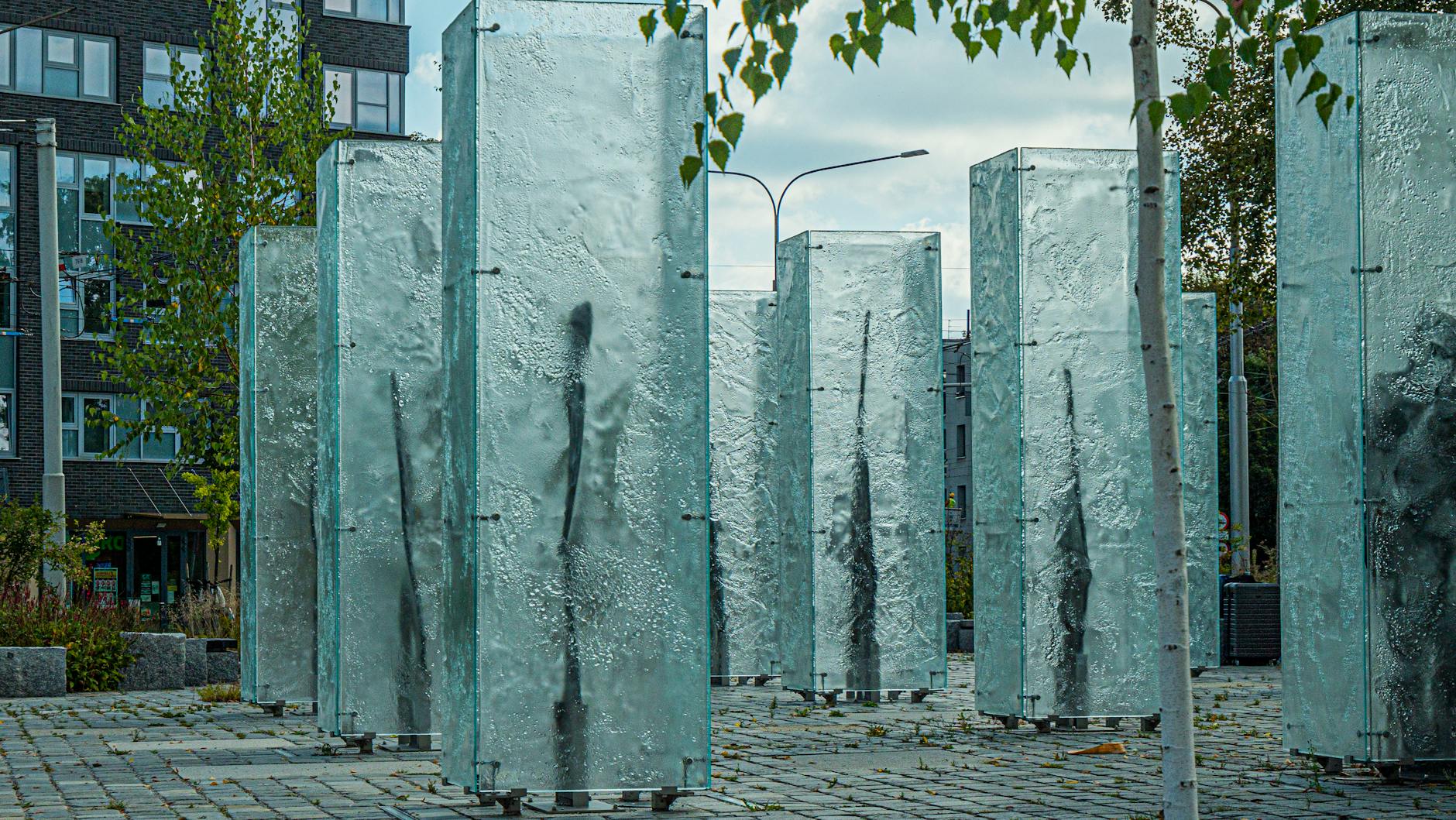 Art installation interfaith bridge contemporary sculpture