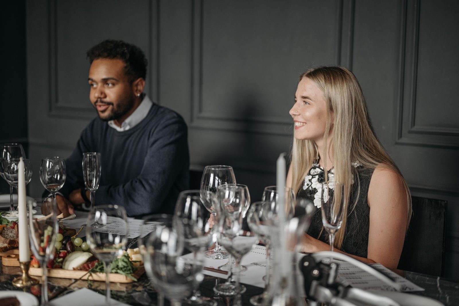 Business dinner at an upscale Jakarta restaurant