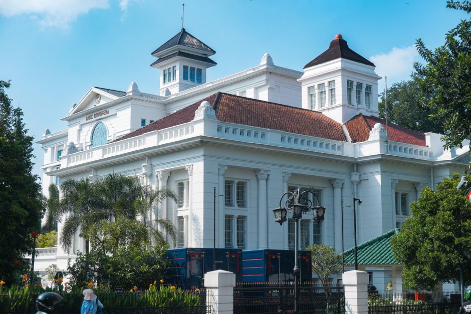 Historic Bank Indonesia building near Kota Tua in Jakarta, the country's central bank and financial regulator