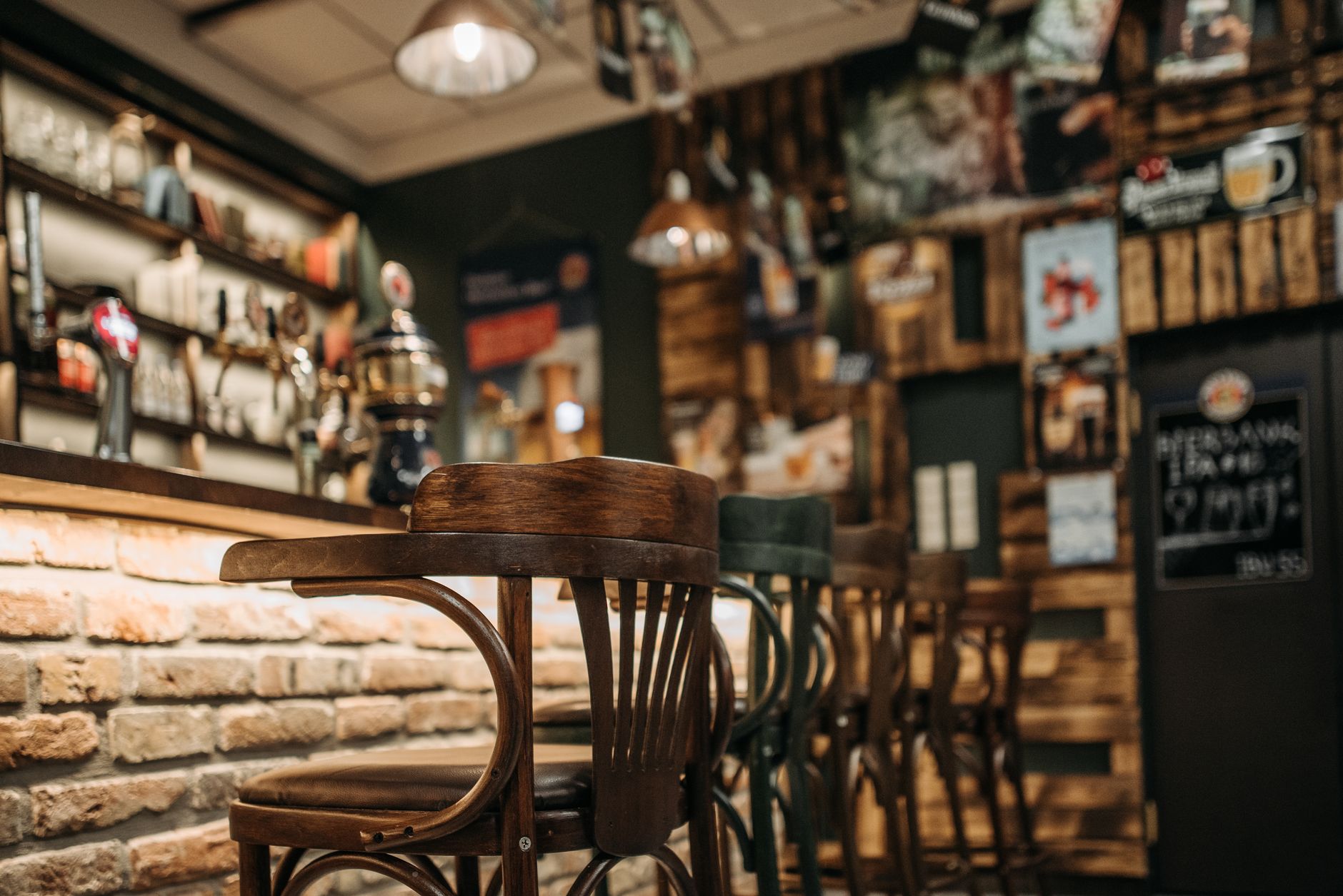 Warm wooden pub interior typical of Kemang nightlife in Jakarta